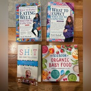 Set of Parenting and Baby Food Books